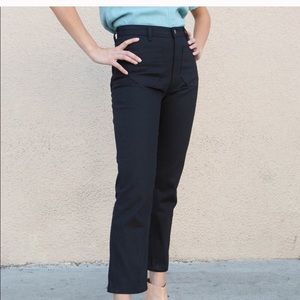 Lykke Wullf Black Ranch Pants XS